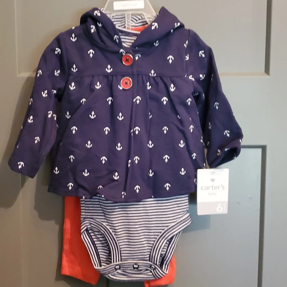 NEW Carter 3 piece set. Super cute NEW WITH TAGS